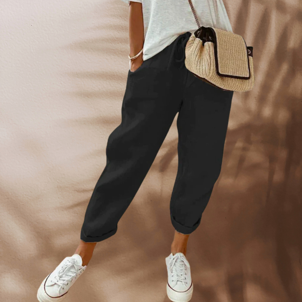 Zomer Broek | Koordsluiting & Relaxte Pasvorm
