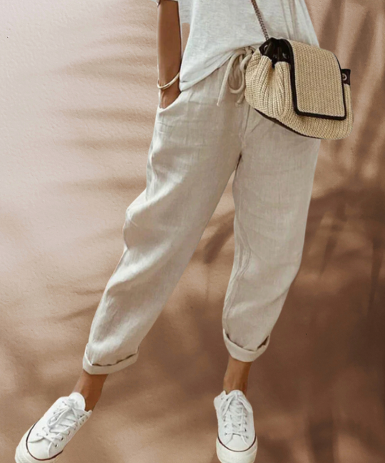 Zomer Broek | Koordsluiting & Relaxte Pasvorm