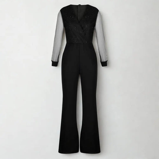 Zomer Jumpsuit Dames | Glitter Bovenstuk & Elegante Pasvorm
