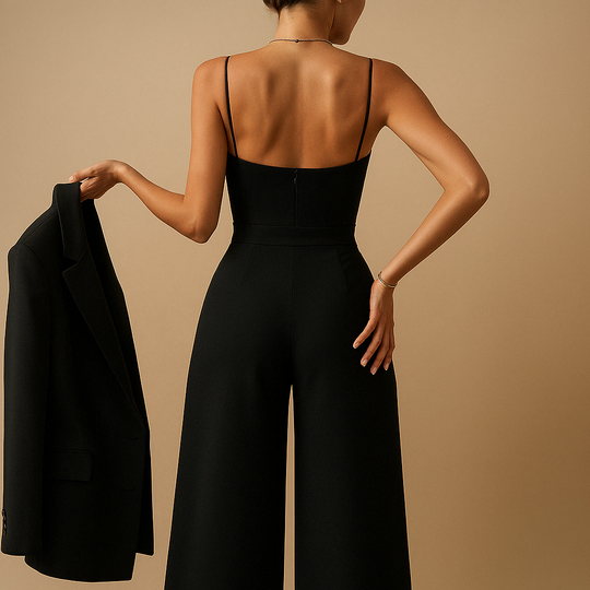 Zomer Jumpsuit Dames | Wijde Pijp & Flatterend Gekruist Décolleté