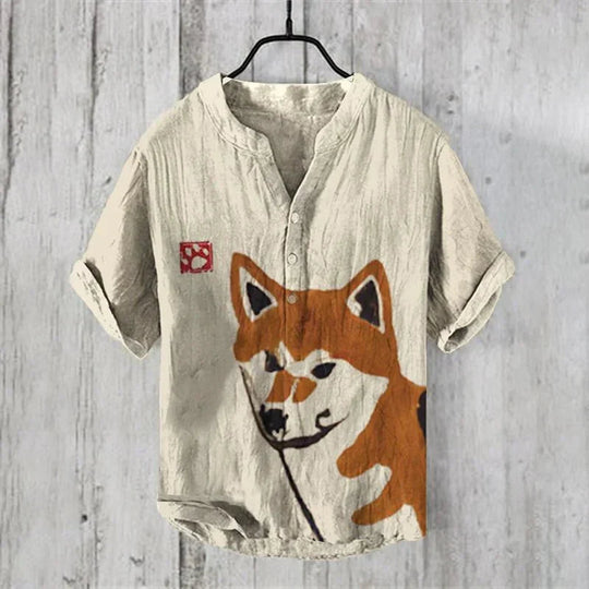 Zomer Polo Heren | Artistieke Print & Luchtig Zomercomfort