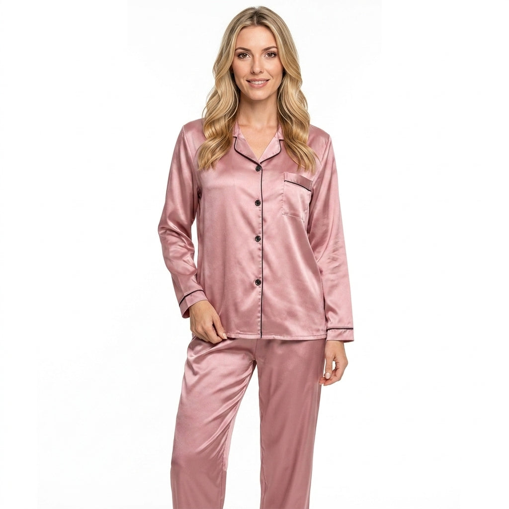 Zomer Pyjama Dames | Satijn Look & Luxe Nachtcomfort