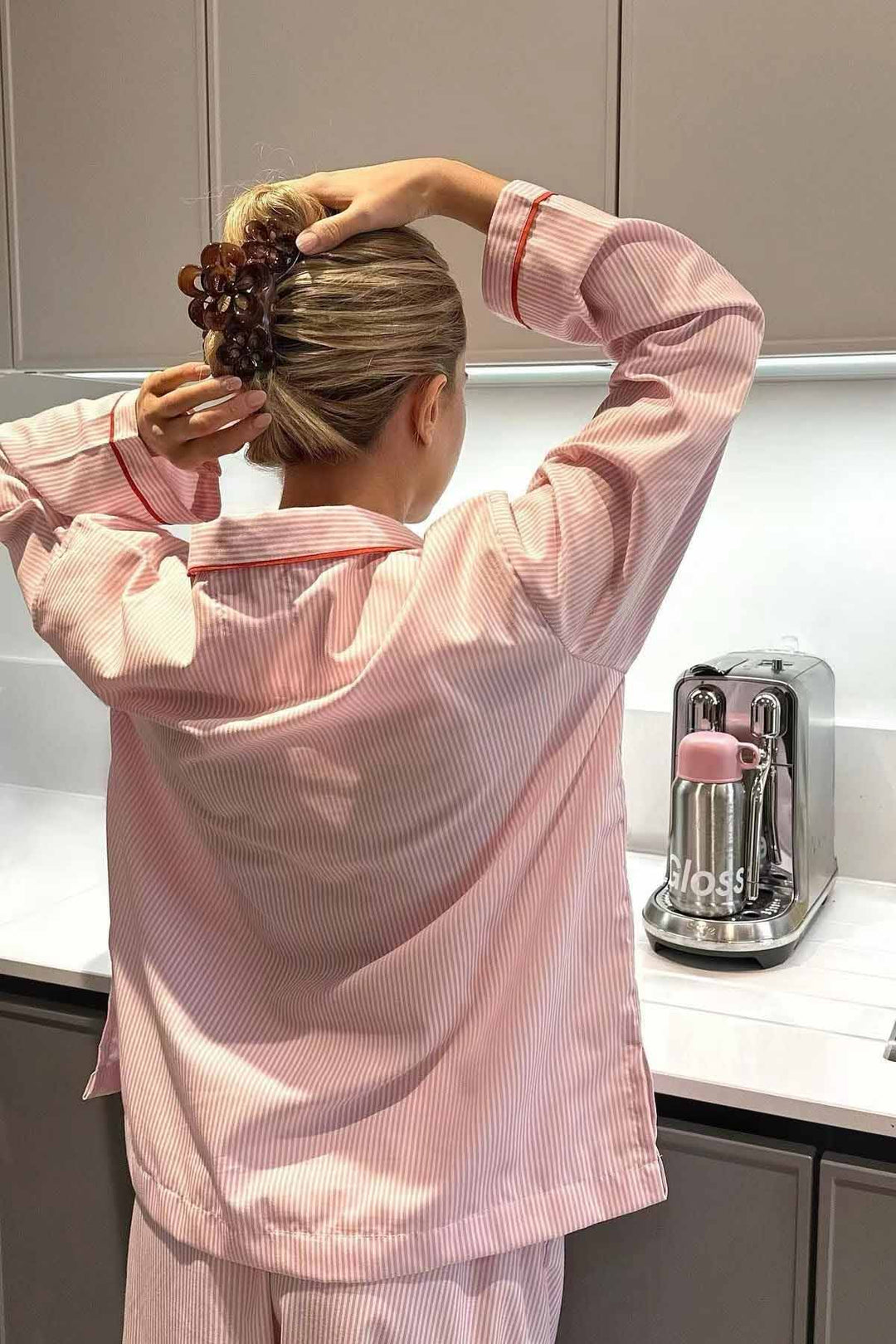 Zomer Pyjama Dames | Tweedelig met Hartjes & Speelse Afwerking