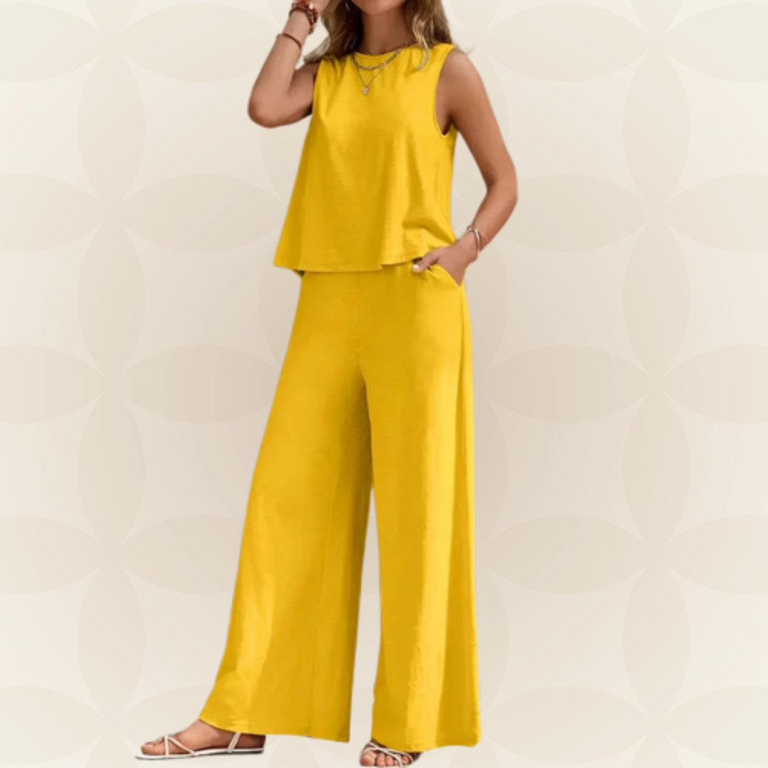 Zomer Set Dames | Wijde Pijpen & Casual Comfort