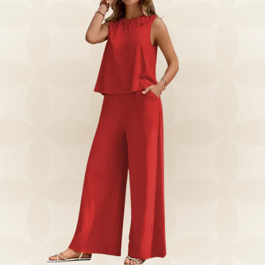 Zomer Set Dames | Wijde Pijpen & Casual Comfort