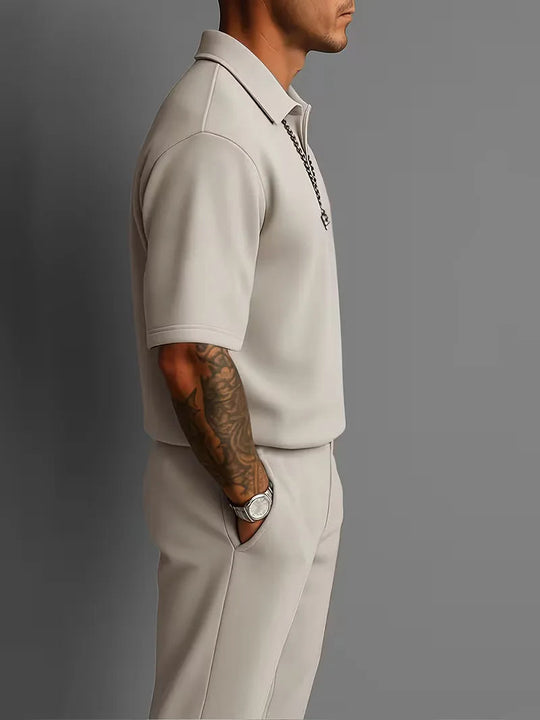 Zomer Set Heren | Matching Korte Mouw Pak & Smart-Casual