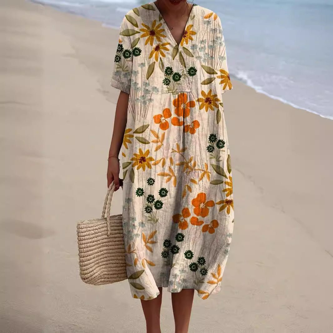 Zomerjurk Dames | Bloemenprint & Luchtige Pasvorm