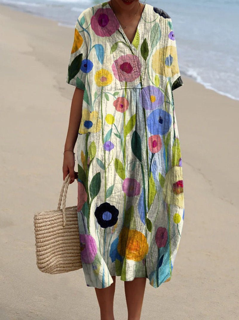 Zomerjurk Dames | Bloemenprint & Luchtige Pasvorm