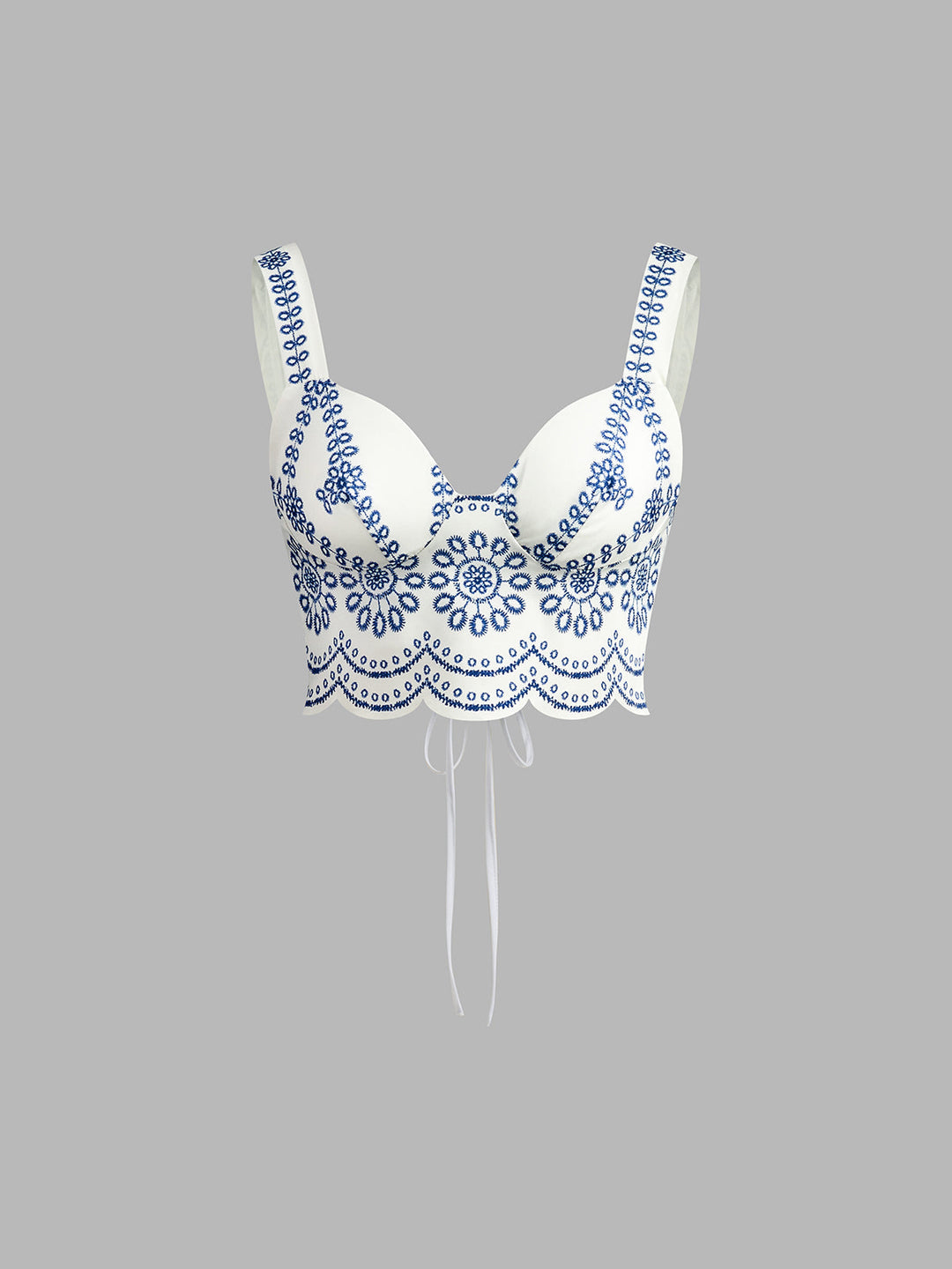 Zomerjurk Dames | Geborduurd Print Set met Crop Top & Maxi Rok