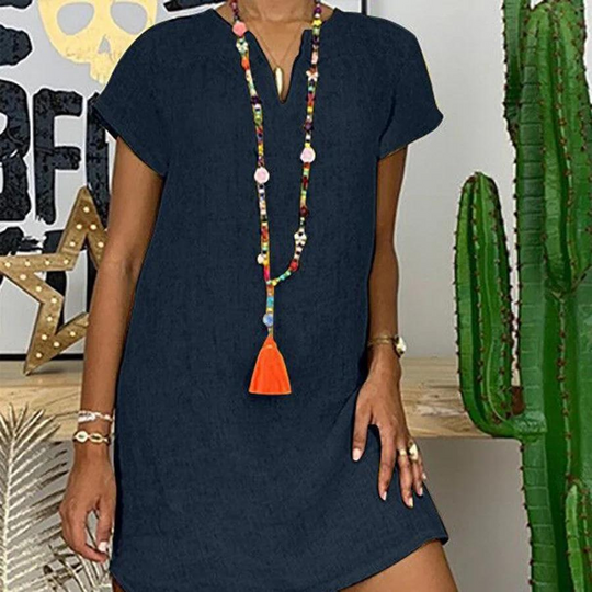 Zomerjurk Dames | Loose Fit & V-hals