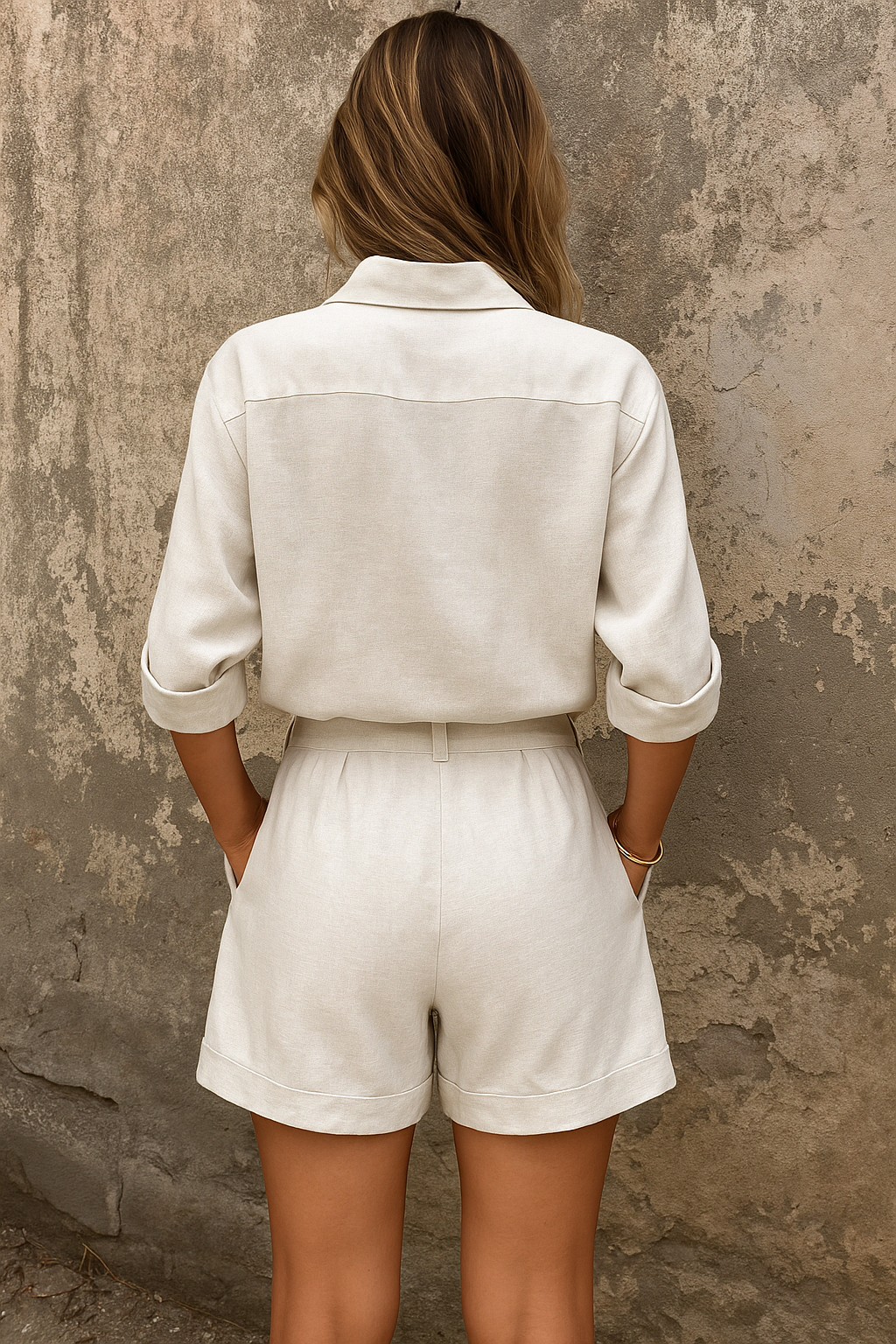 Zomerse Comfortabele Shorts En Blouse Set voor Vrouwen 1