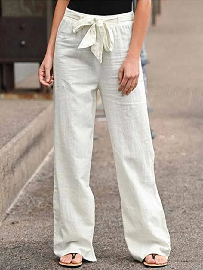 Zomerse Linnen Broek voor Dames 0