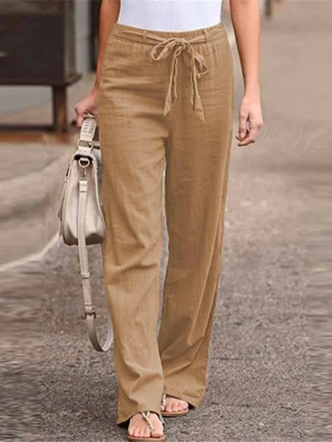 Broek Dames | Wijde Pijpen & Hoge Taille