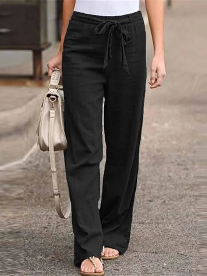 Broek Dames | Wijde Pijpen & Hoge Taille