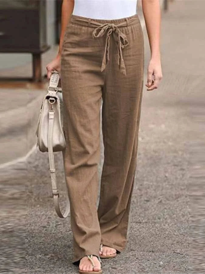 Broek Dames | Wijde Pijpen & Hoge Taille