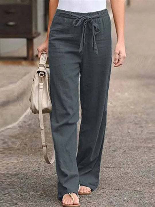 Broek Dames | Wijde Pijpen & Hoge Taille