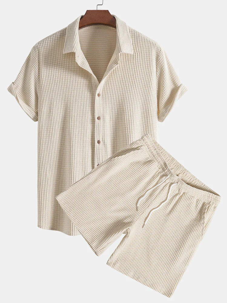 Zomerset Heren | Relaxed Ribpatroon & Moeiteloze Stijl