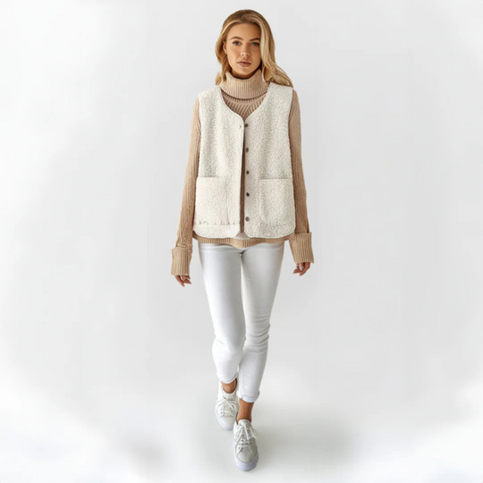 Teddyweste Damen | Ärmellos & Warm