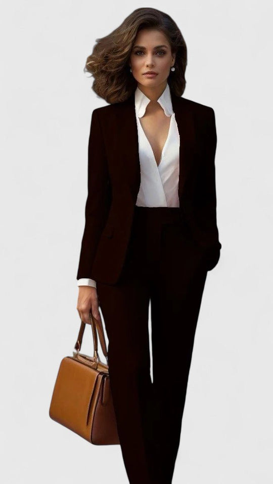 Zweiteiler Damen | Blazer & Hose Elegant Kombinierbar 2