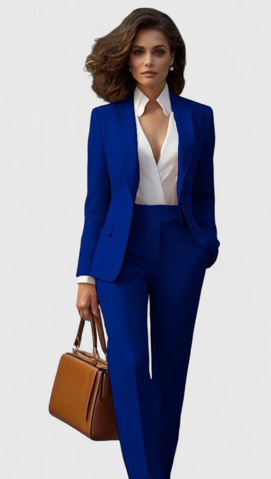 Zweiteiler Damen | Blazer & Hose Elegant Kombinierbar 4