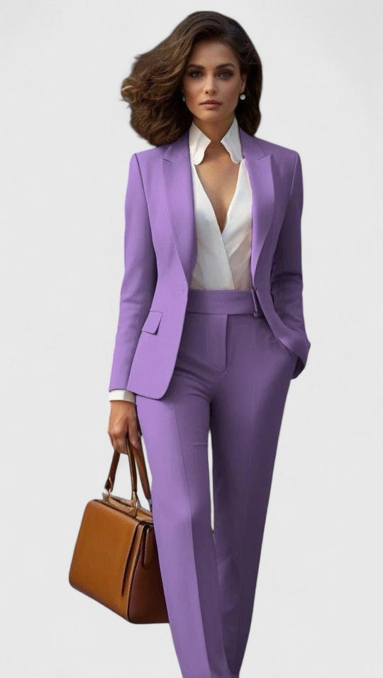 Zweiteiler Damen | Blazer & Hose Elegant Kombinierbar 5