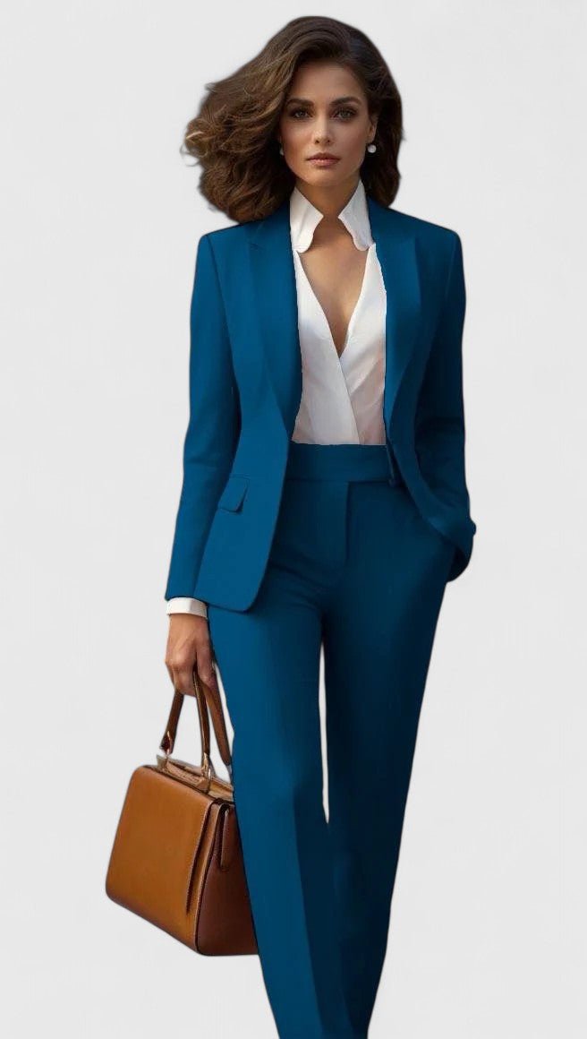 Zweiteiler Damen | Blazer & Hose Elegant Kombinierbar 6