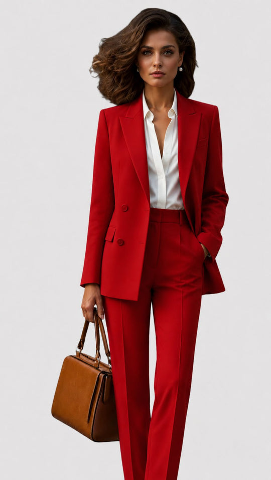 Zweiteiler Damen | Blazer & Hose Elegant Kombinierbar 7