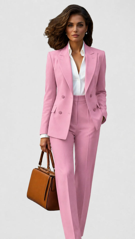 Zweiteiler Damen | Blazer & Hose Elegant Kombinierbar 8