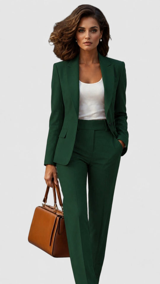 Zweiteiler Damen | Blazer & Hose Elegant Kombinierbar 9