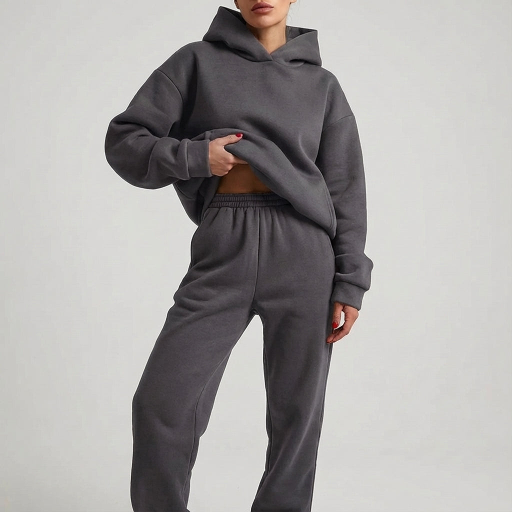 Zweiteiler Damen | Hoodie & Jogginghose im Set 1