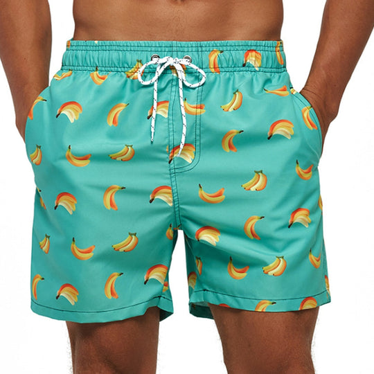Zwembroek Heren | Speels Ananas Print & Sneldrogend