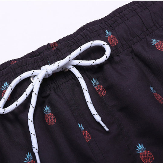 Zwembroek Heren | Speels Ananas Print & Sneldrogend