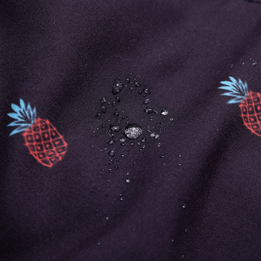 Zwembroek Heren | Speels Ananas Print & Sneldrogend