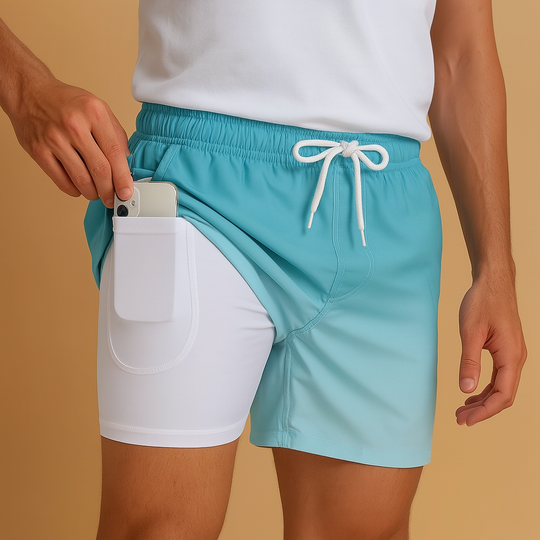Zwemshort met sneldrogende stof voor heren | Timo 10