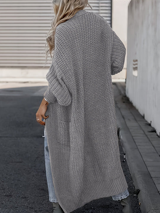 Maxi-Cardigan Damen | Lässiger Schnitt & Taschen