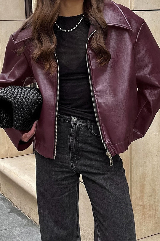 Bikerjacke Damen | Kurz Geschnitten & Lässiger Fit