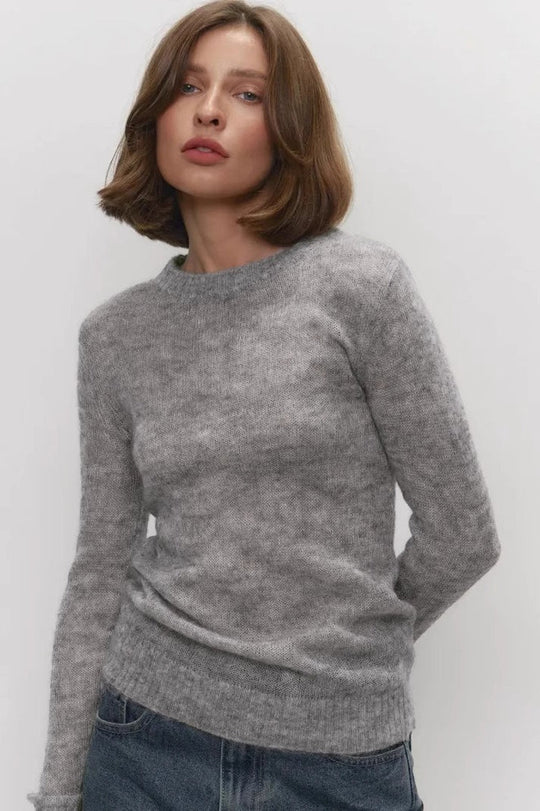 Feinstrickpullover Damen | Rundhalsausschnitt & Leicht