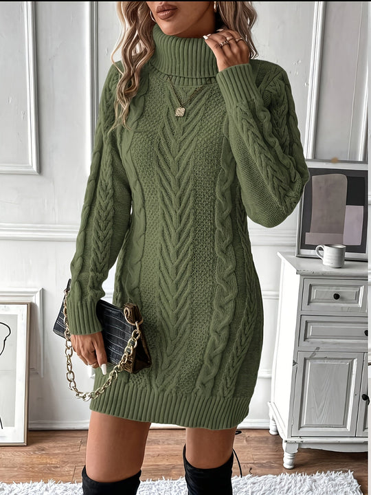 Strickkleid Damen | Rollkragen & Figurbetont 6