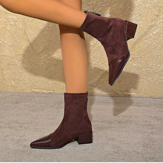 Bottines Dames Blokhak | Vernis Details & Antislip 13