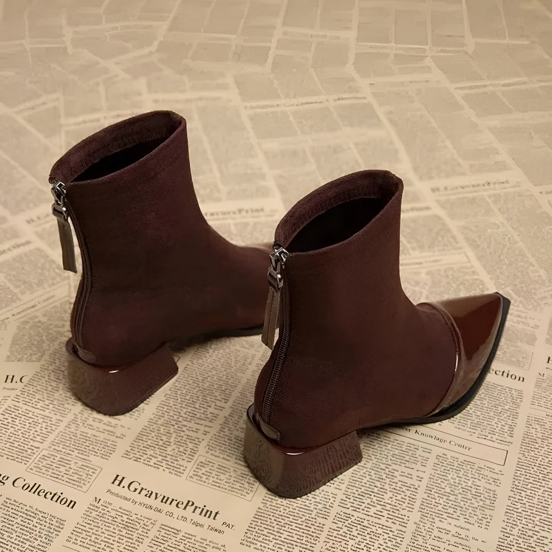 Bottines Dames Blokhak | Vernis Details & Antislip 5