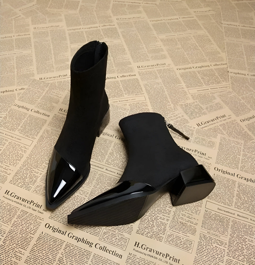 Bottines Dames Blokhak | Vernis Details & Antislip 6