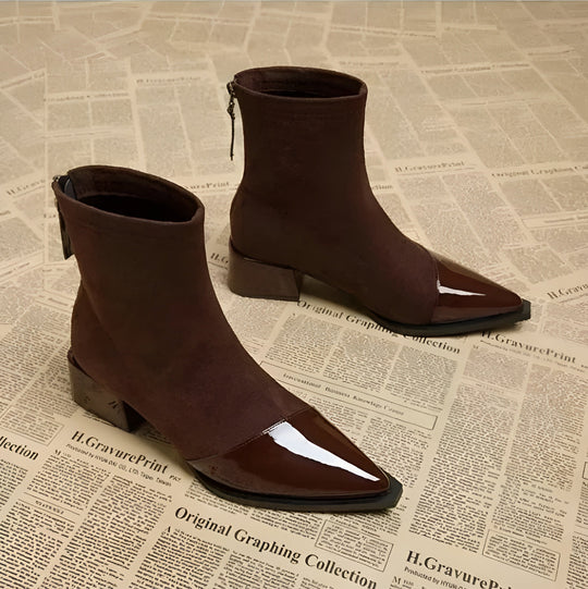 Bottines Dames Blokhak | Vernis Details & Antislip 7