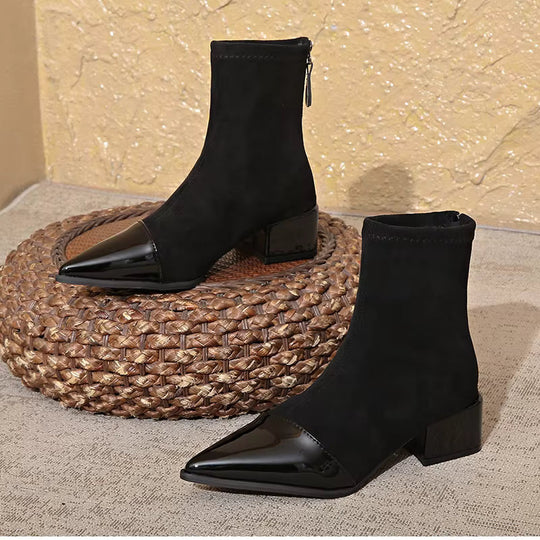 Bottines Dames Blokhak | Vernis Details & Antislip 9