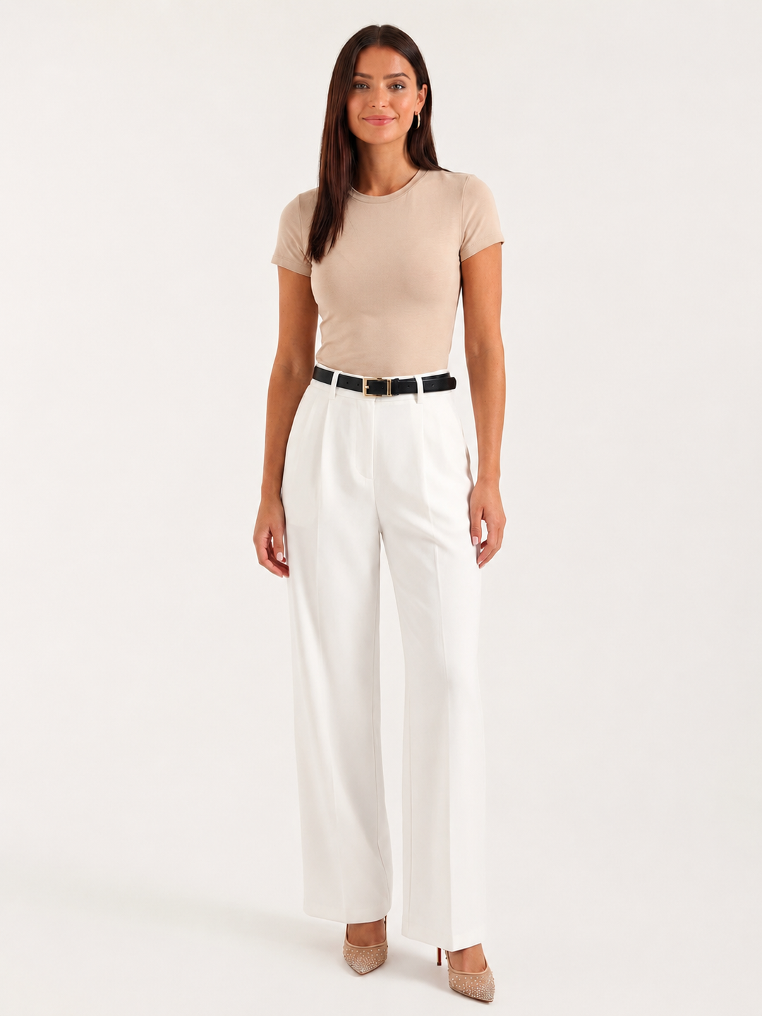 Broek Dames Hoge Taille | Wijd Been & Comfort Fit 2