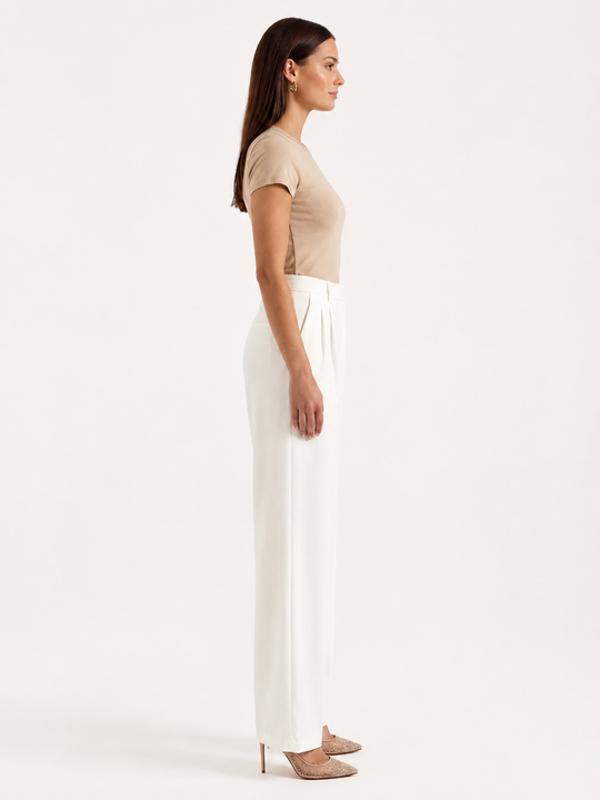Broek Dames Hoge Taille | Wijd Been & Comfort Fit 3