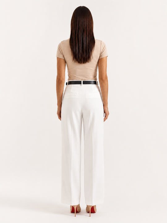 Broek Dames Hoge Taille | Wijd Been & Comfort Fit 5