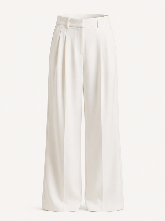 Broek Dames Hoge Taille | Wijd Been & Comfort Fit 6