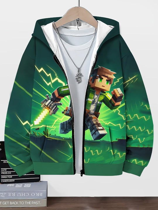 Übergangsjacke Herren mit Print | Leicht & Funktional 1