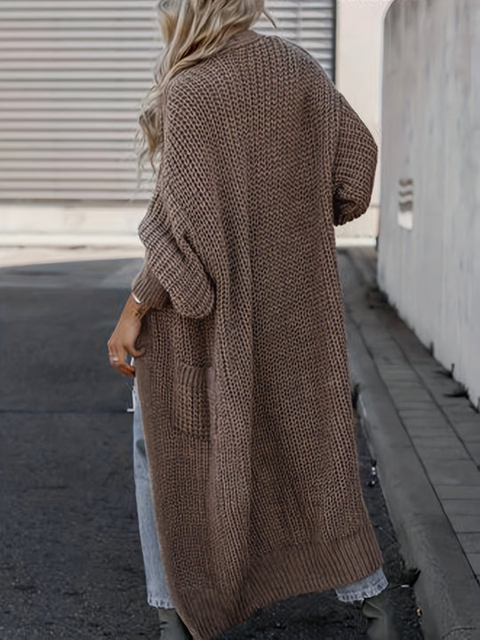 Maxi-Cardigan Damen | Lässiger Schnitt & Taschen