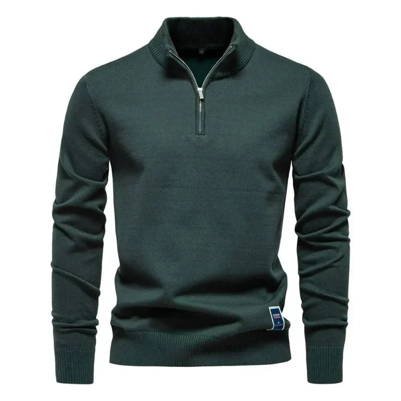Quarter-Zip Pullover Herren | Atmungsaktiv & Figurbetont